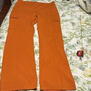 Orange Women's Cargo Pants